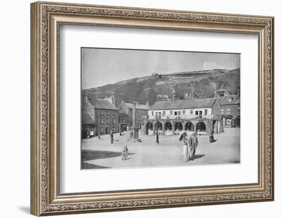 'Old Shambles and Market Place, Settle', c1896-Anthony Horner-Framed Photographic Print