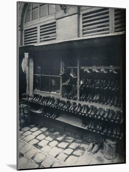 Old Shoes, c1877--1927, (1929)-Eugene Atget-Mounted Photographic Print