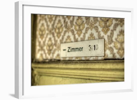 Old Sign Zimmer-Nathan Wright-Framed Photographic Print