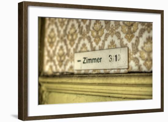 Old Sign Zimmer-Nathan Wright-Framed Photographic Print