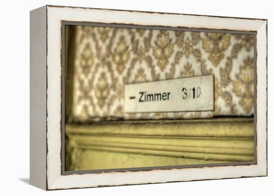 Old Sign Zimmer-Nathan Wright-Framed Premier Image Canvas