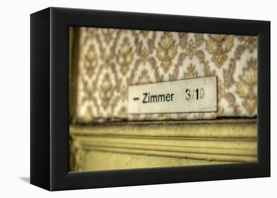 Old Sign Zimmer-Nathan Wright-Framed Premier Image Canvas