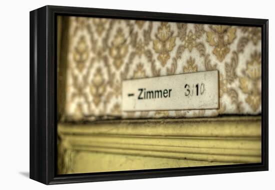 Old Sign Zimmer-Nathan Wright-Framed Premier Image Canvas