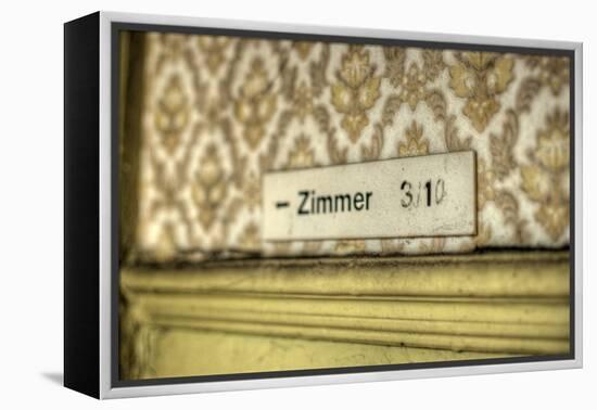 Old Sign Zimmer-Nathan Wright-Framed Premier Image Canvas