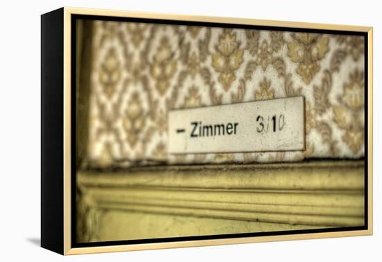 Old Sign Zimmer-Nathan Wright-Framed Premier Image Canvas