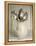Old Silver Spoon in Light Coloured Ceramic Jug-Ellen Silverman-Framed Premier Image Canvas