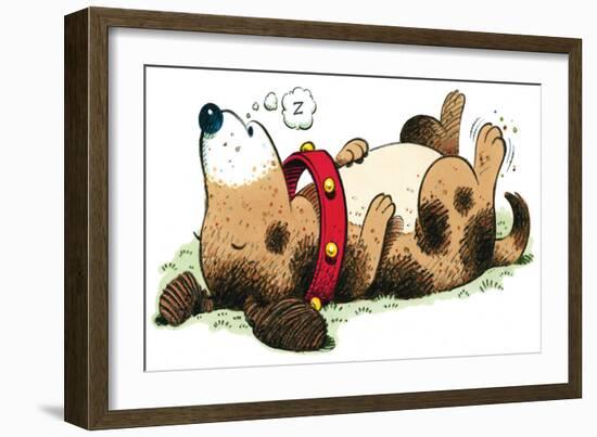 Old Snore! - Humpty Dumpty-BB Sams-Framed Premium Giclee Print