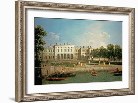 Old Somerset House from the River Thames, C.1746-50-Canaletto-Framed Giclee Print