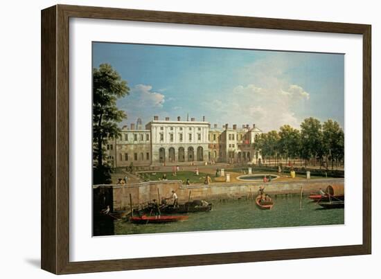 Old Somerset House from the River Thames, C.1746-50-Canaletto-Framed Giclee Print