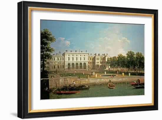 Old Somerset House from the River Thames, C.1746-50-Canaletto-Framed Giclee Print