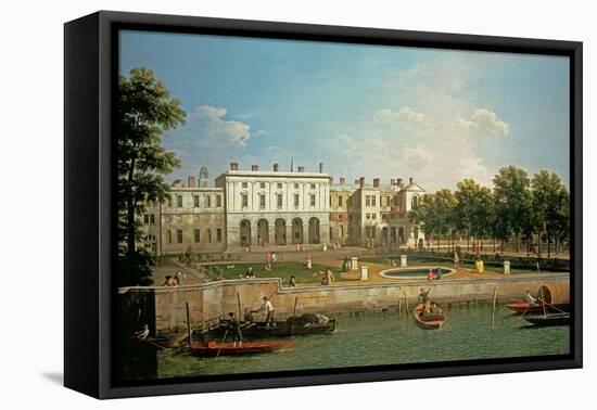 Old Somerset House from the River Thames, C.1746-50-Canaletto-Framed Premier Image Canvas