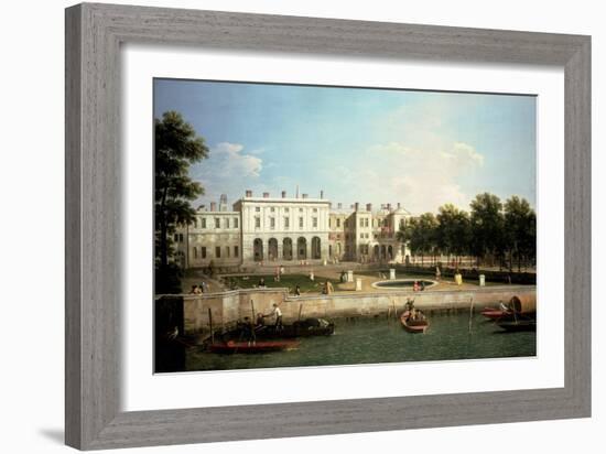 Old Somerset House from the River Thames, London-Canaletto-Framed Giclee Print