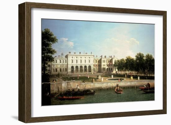 Old Somerset House from the River Thames, London-Canaletto-Framed Giclee Print