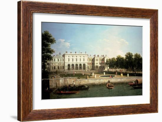 Old Somerset House from the River Thames, London-Canaletto-Framed Giclee Print