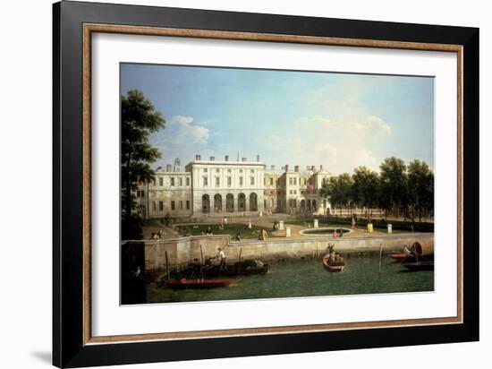 Old Somerset House from the River Thames, London-Canaletto-Framed Giclee Print