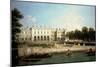 Old Somerset House from the River Thames, London-Canaletto-Mounted Giclee Print