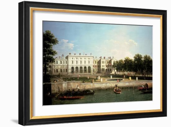 Old Somerset House from the River Thames, London-Canaletto-Framed Giclee Print