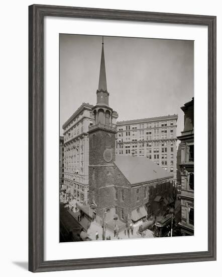 Old South Meeting House and Old South Building, Boston, Mass.-null-Framed Photo