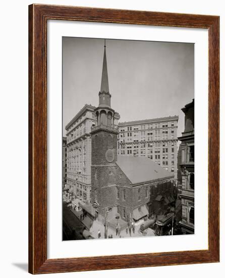 Old South Meeting House and Old South Building, Boston, Mass.-null-Framed Photo