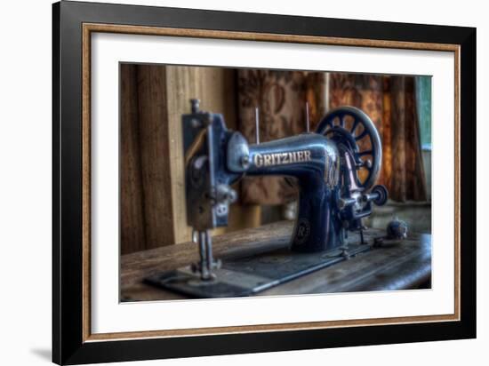 Old Sowing Machine-Nathan Wright-Framed Photographic Print