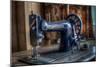 Old Sowing Machine-Nathan Wright-Mounted Photographic Print