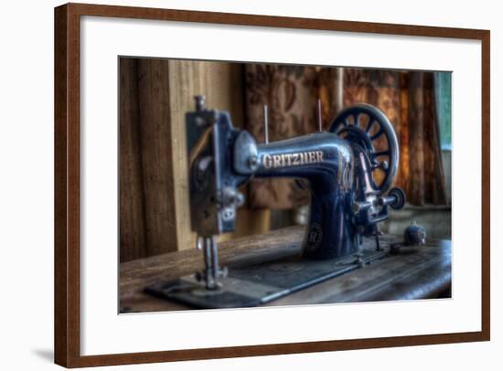 Old Sowing Machine-Nathan Wright-Framed Photographic Print