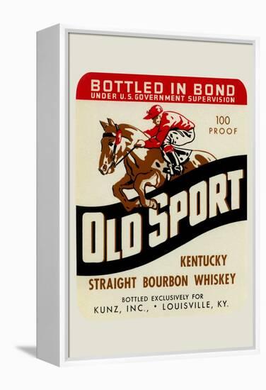 Old Sport Kentucky Straight Bourbon Whiskey-null-Framed Stretched Canvas