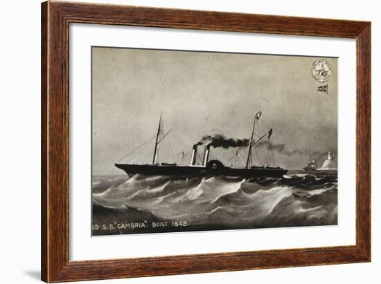 Old Ss "Cambria", Built 1848-null-Framed Photographic Print