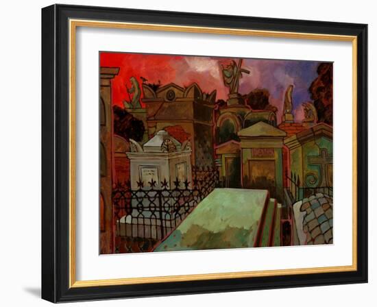 Old St. Louis Cemetery-John Newcomb-Framed Giclee Print