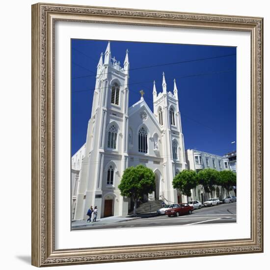 Old St. Mary's Church in San Francisco, California, United States of America, North America-Tony Gervis-Framed Photographic Print