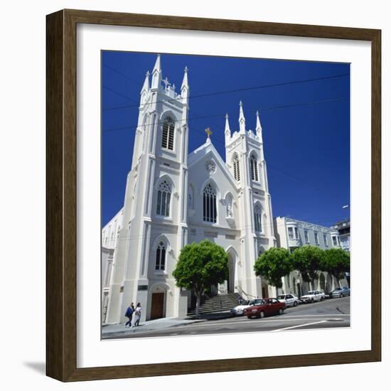 Old St. Mary's Church in San Francisco, California, United States of America, North America-Tony Gervis-Framed Photographic Print