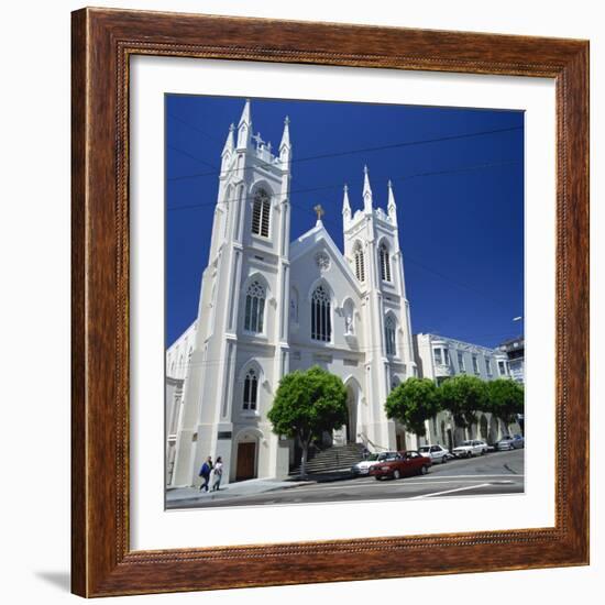 Old St. Mary's Church in San Francisco, California, United States of America, North America-Tony Gervis-Framed Photographic Print