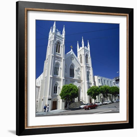 Old St. Mary's Church in San Francisco, California, United States of America, North America-Tony Gervis-Framed Photographic Print