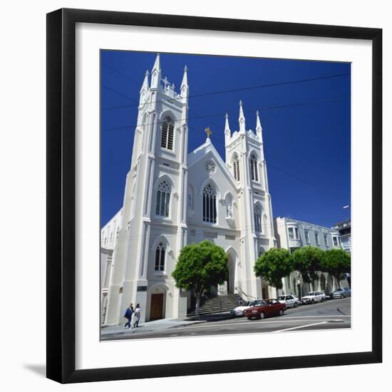 Old St. Mary's Church in San Francisco, California, United States of America, North America-Tony Gervis-Framed Photographic Print