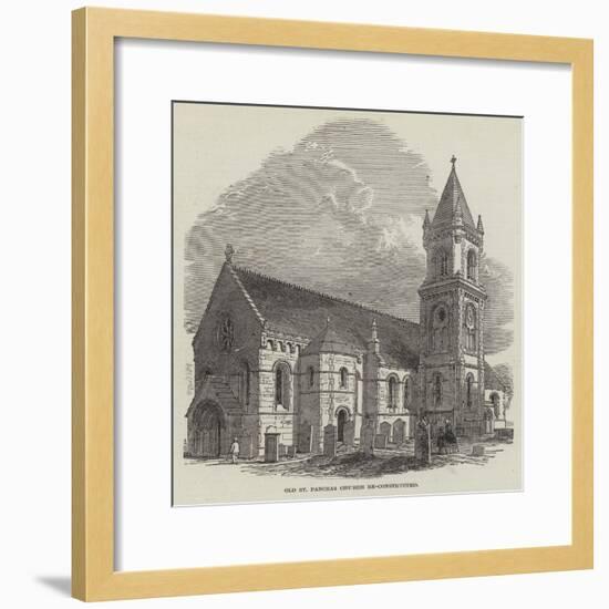 Old St Pancras Church Re-Constructed-null-Framed Giclee Print