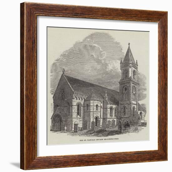 Old St Pancras Church Re-Constructed-null-Framed Giclee Print