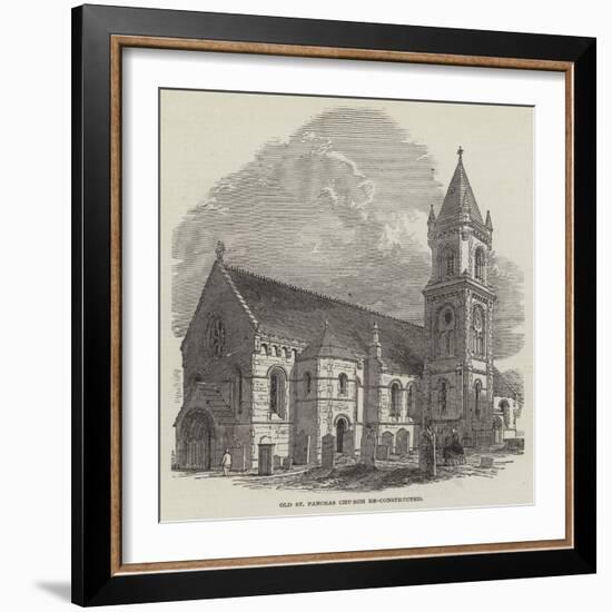 Old St Pancras Church Re-Constructed-null-Framed Giclee Print