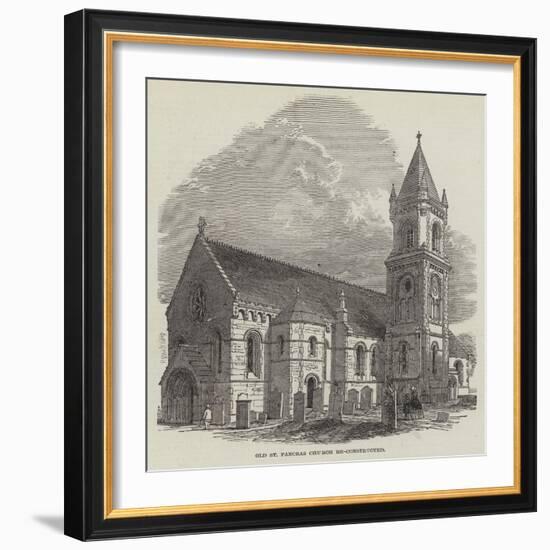 Old St Pancras Church Re-Constructed-null-Framed Giclee Print