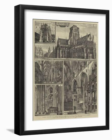 Old St Paul's-Henry William Brewer-Framed Giclee Print