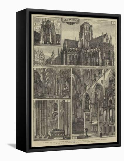 Old St Paul's-Henry William Brewer-Framed Premier Image Canvas