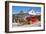 Old stagecoach at the western town Tombstone, Arizona, USA-null-Framed Art Print