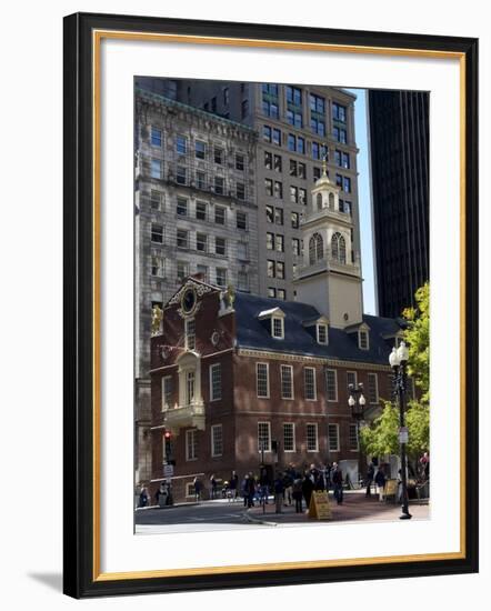 Old State House, Boston, Massachusetts, New England, USA-null-Framed Photographic Print