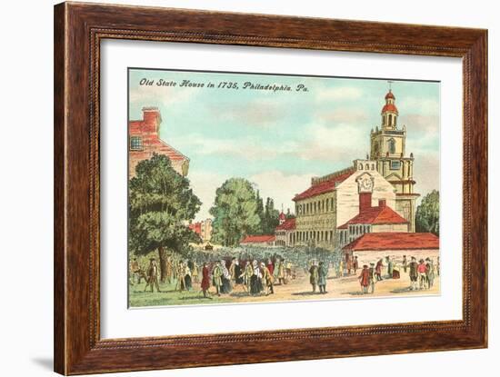 Old State House, Philadelphia, Pennsylvania, 1735-null-Framed Art Print