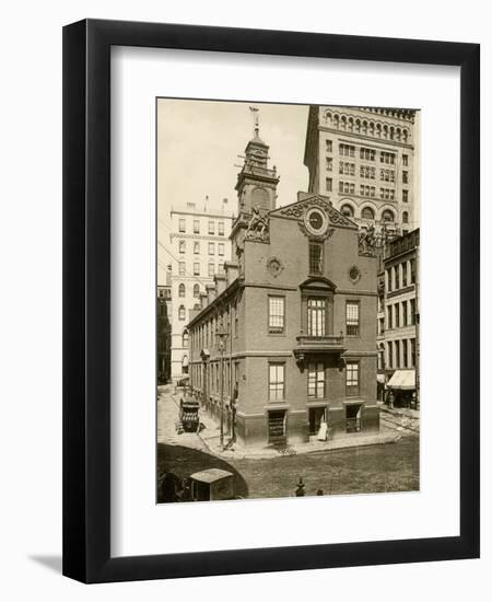 Old State House, the Colonial Capitol, Boston, 1890s-null-Framed Giclee Print