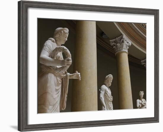 Old Statues in the Egyptian Museum, Berlin, Germany, Europe-Michael Runkel-Framed Photographic Print