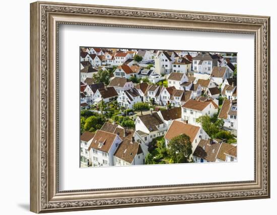 Old Stavanger (Gamle Stavanger) - About 250 Buildings Dating from Early 18th Century, Norway-Amanda Hall-Framed Photographic Print