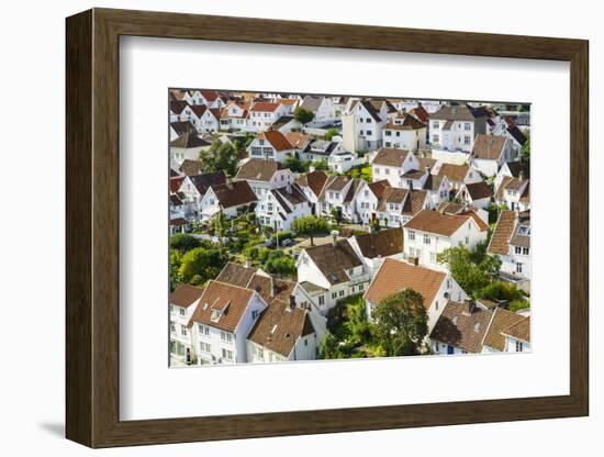 Old Stavanger (Gamle Stavanger) - About 250 Buildings Dating from Early 18th Century, Norway-Amanda Hall-Framed Photographic Print