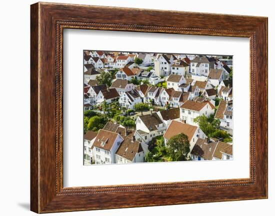 Old Stavanger (Gamle Stavanger) - About 250 Buildings Dating from Early 18th Century, Norway-Amanda Hall-Framed Photographic Print