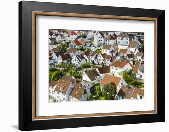 Old Stavanger (Gamle Stavanger) - About 250 Buildings Dating from Early 18th Century, Norway-Amanda Hall-Framed Photographic Print