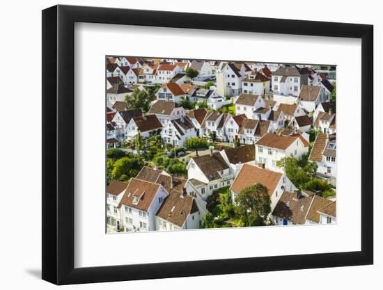 Old Stavanger (Gamle Stavanger) - About 250 Buildings Dating from Early 18th Century, Norway-Amanda Hall-Framed Photographic Print